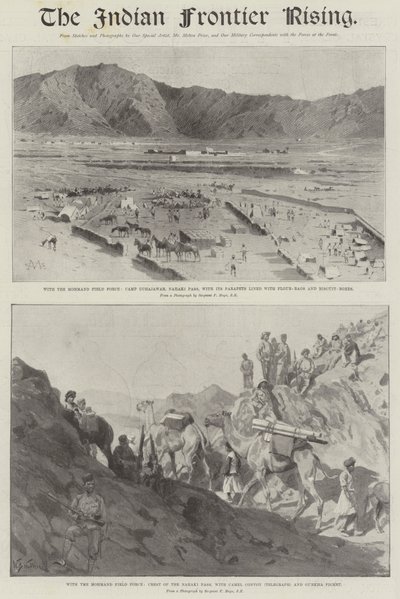 The Indian Frontier Rising by Charles Auguste Loye